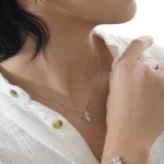 گردنبند ونکلیف نقره