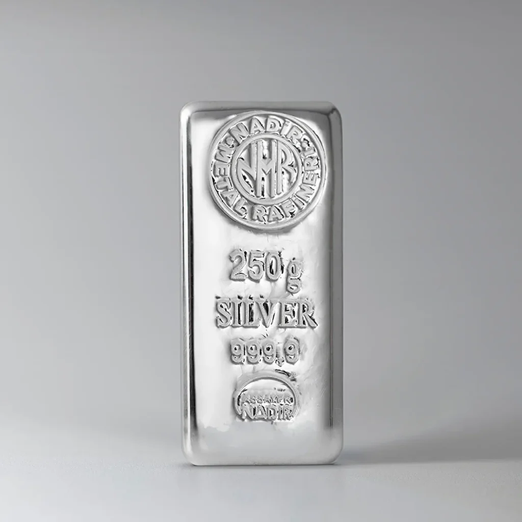 شمش نقره 250 گرمی