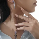 نیم ست آماتیس نقره زنانه