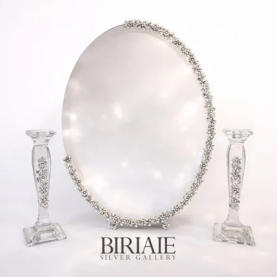 آینه و شمعدان نقره عروسی