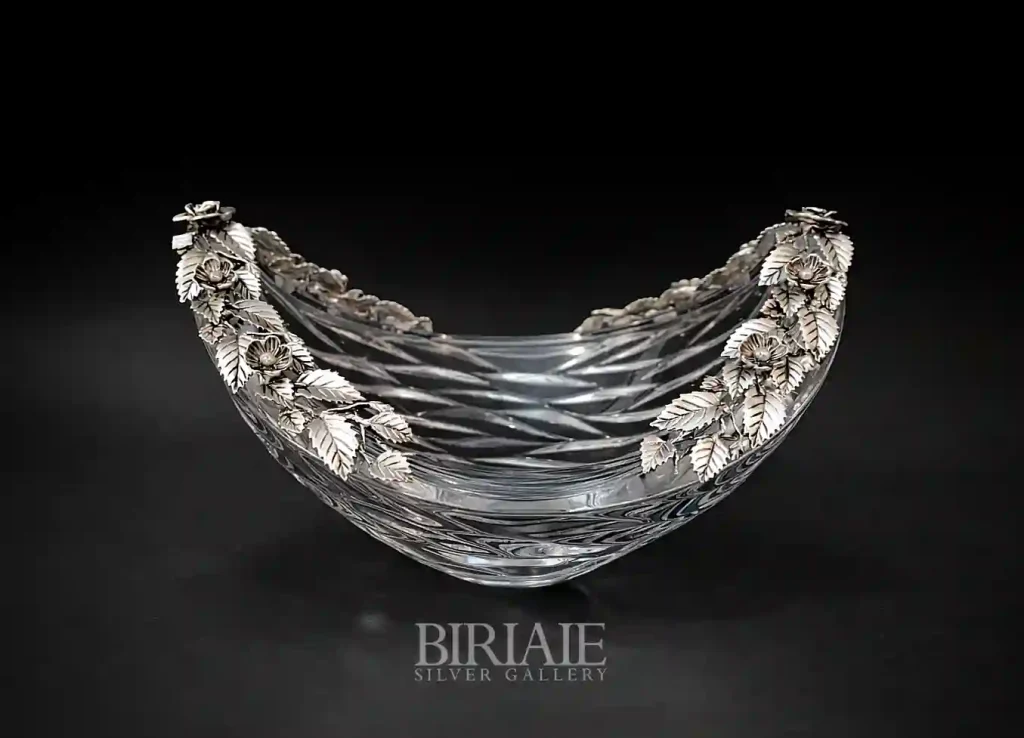 ظرف نقره کریستال روگاشکا